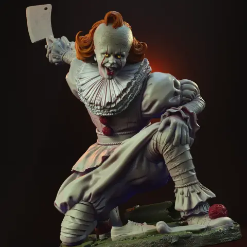 Pennywise Attack 3D Printer Files | Assembly