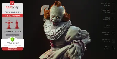 Pennywise Attack 3D Printer Files | Assembly