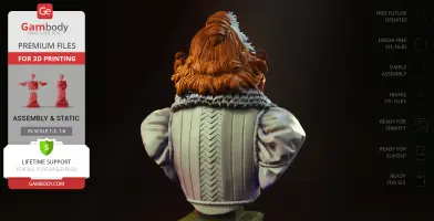 Pennywise Deadlights Bust 3D Printer Files | Assembly