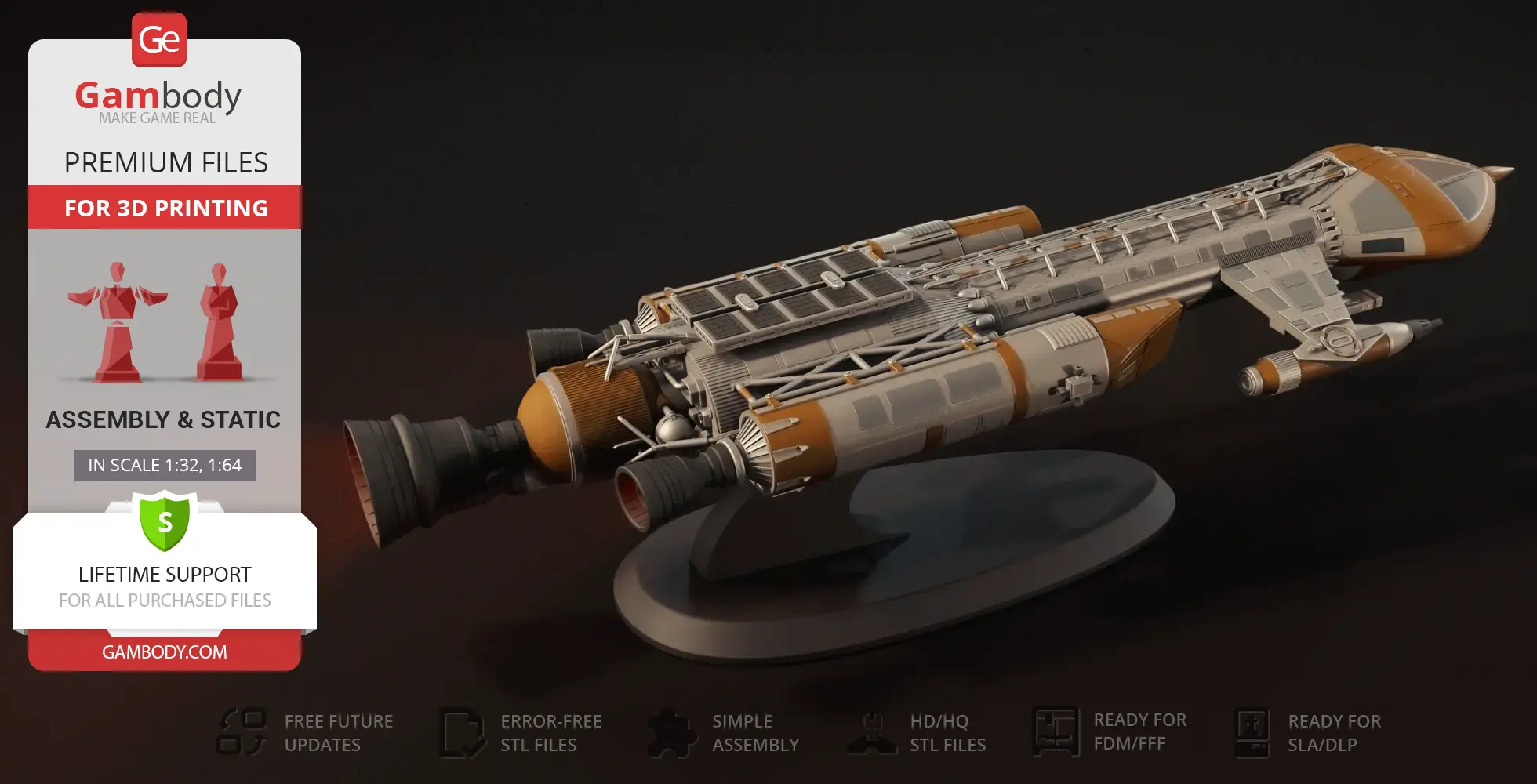 Hawk Fighter Mark IX - Sci-fi 3D Models | Gambody