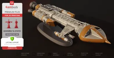 Hawk Fighter Mark IX 3D Printer Files | Assembly