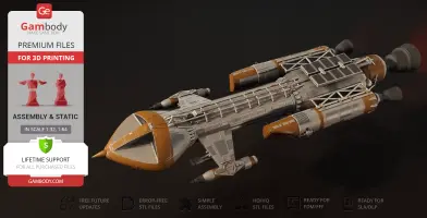 Hawk Fighter Mark IX 3D Printer Files | Assembly