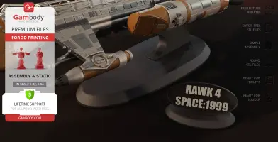 Hawk Fighter Mark IX 3D Printer Files | Assembly