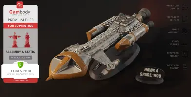 Hawk Fighter Mark IX 3D Printer Files | Assembly