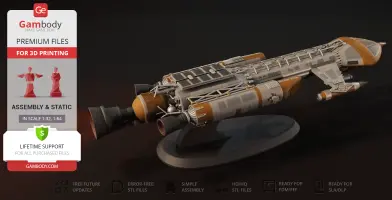 Hawk Fighter Mark IX 3D Printer Files | Assembly