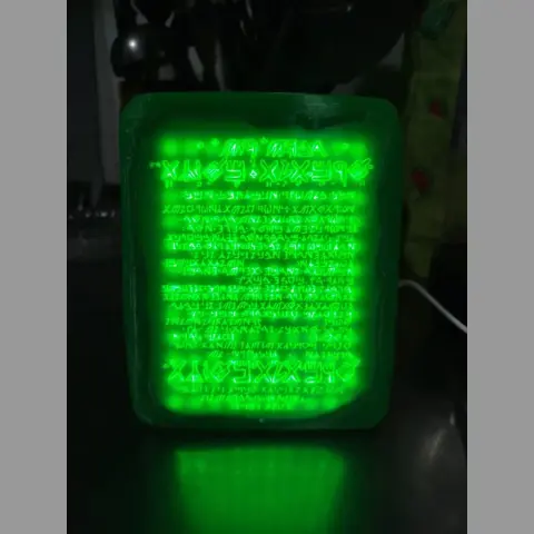 Emerald Tablet of Hermes – Illuminated 3D Replica – Commercial License