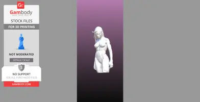 Gg female bust statue