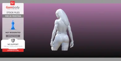 Gg female bust statue