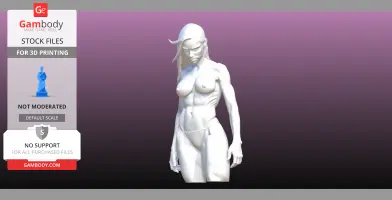 Gg female bust statue