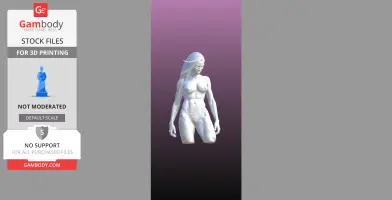 Gg female bust statue