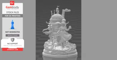 Howl’s Moving Castle – Diorama 3D