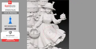 Howl’s Moving Castle – Diorama 3D