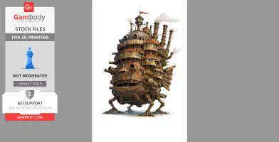 Howl’s Moving Castle – Diorama 3D