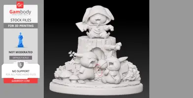 diorama Pokemon - Pikachu