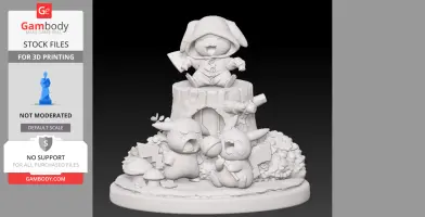 diorama Pokemon - Pikachu