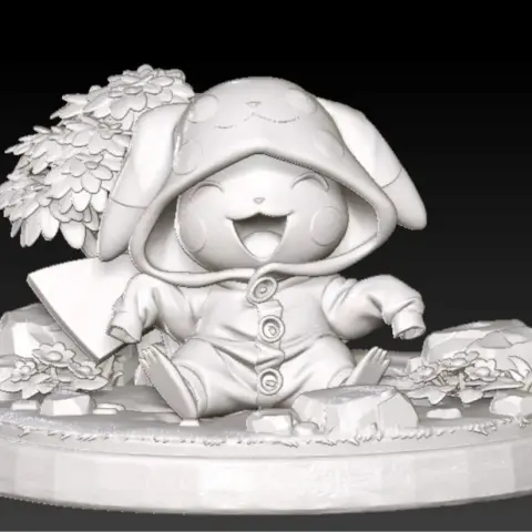 Pikachu – Figurine Fan Art Pokémon 2/5