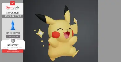 Pikachu – Figurine Fan Art Pokémon 3/5