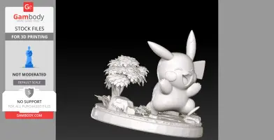 Pikachu – Figurine Fan Art Pokémon 3/5