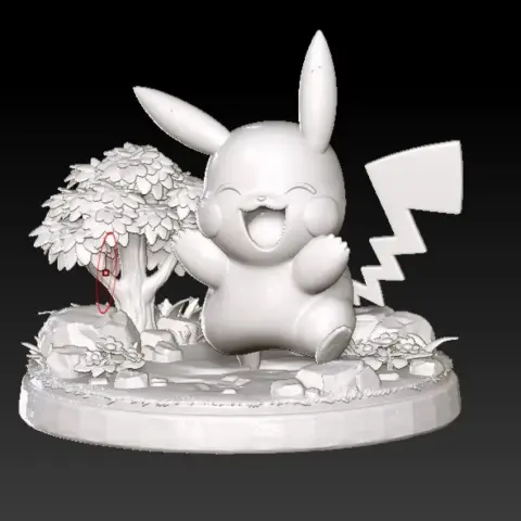 Pikachu – Figurine Fan Art Pokémon 3/5