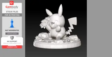 Pikachu – Figurine Fan Art Pokémon 3/5