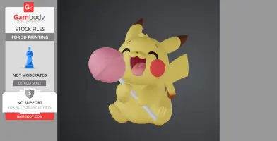Pikachu – Figurine Fan Art Pokémon 4/5