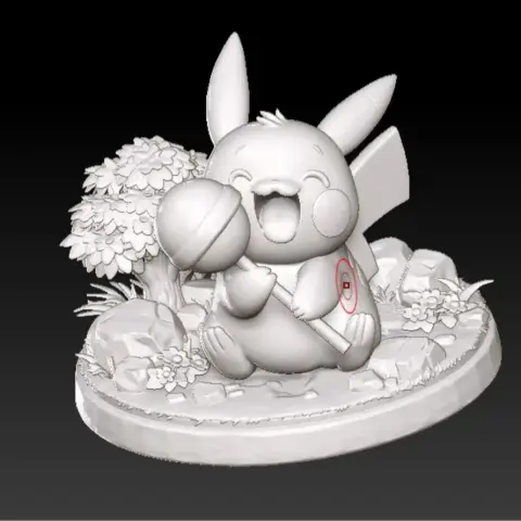 Pikachu – Figurine Fan Art Pokémon 4/5