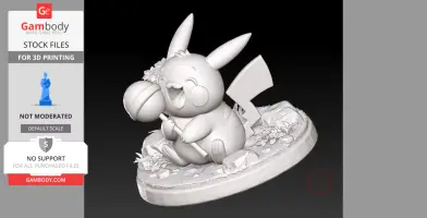 Pikachu – Figurine Fan Art Pokémon 4/5