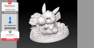 Pikachu – Figurine Fan Art Pokémon 4/5