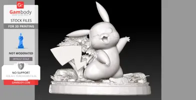 Pikachu – Figurine Fan Art Pokémon 5/5