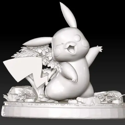 Pikachu – Figurine Fan Art Pokémon 5/5