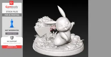 Pikachu – Figurine Fan Art Pokémon 5/5