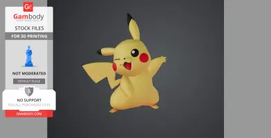 Pikachu – Figurine Fan Art Pokémon 5/5