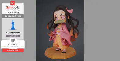 Nezuko Chibi – Figurine Fanart 3D