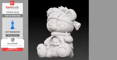 Naruto Ninja Teddy – Chibi Anime Bear STL