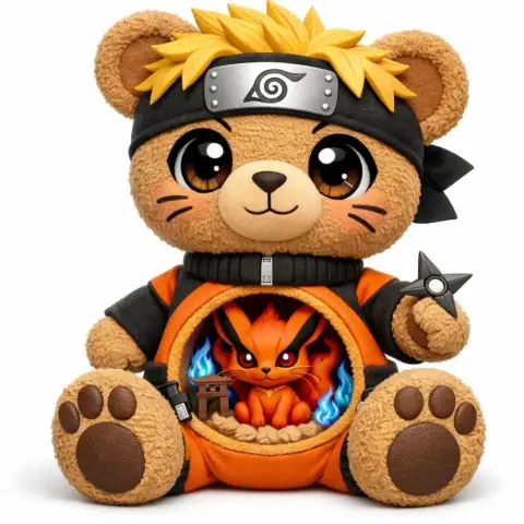 Naruto Ninja Teddy – Chibi Anime Bear STL