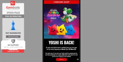 SMG Yoshi Popcorn Bucket Collection incl Bowsers Bucket