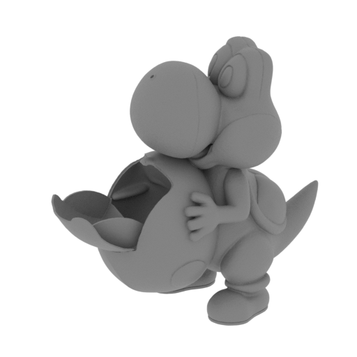 SMG Yoshi Popcorn Bucket.stl