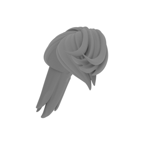 MAN_Frieren_Hair_Bangs.stl