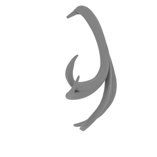 MAN_Frieren_Hair_PonytailL.stl