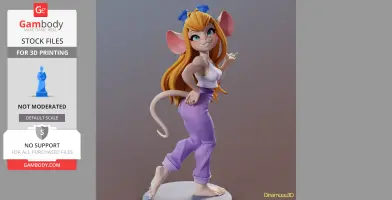 Gadget Hackwrench Chip 'n Dale Rescue Rangers 3D Print Files STLs