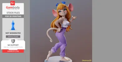 Gadget Hackwrench Chip 'n Dale Rescue Rangers 3D Print Files STLs