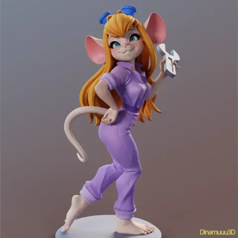 Gadget Hackwrench Chip 'n Dale Rescue Rangers 3D Print Files STLs