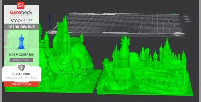 Hogwarts Castle 3D Print Files