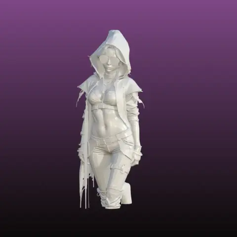 Hooded Assassin bust