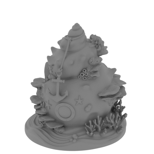 Fairy shell house.stl