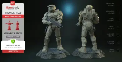 Master Chief John-117 3D Printer Files | Assembly