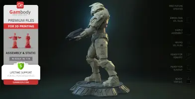 Master Chief John-117 3D Printer Files | Assembly