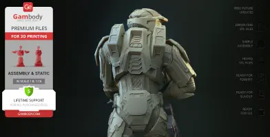 Master Chief John-117 3D Printer Files | Assembly