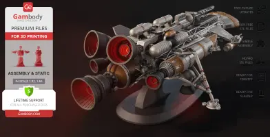 Ultra Hawk Mark X 3D Printer Files | Assembly