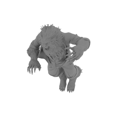 The Wolf Man - Monsters Unchained - Epic Universe.stl